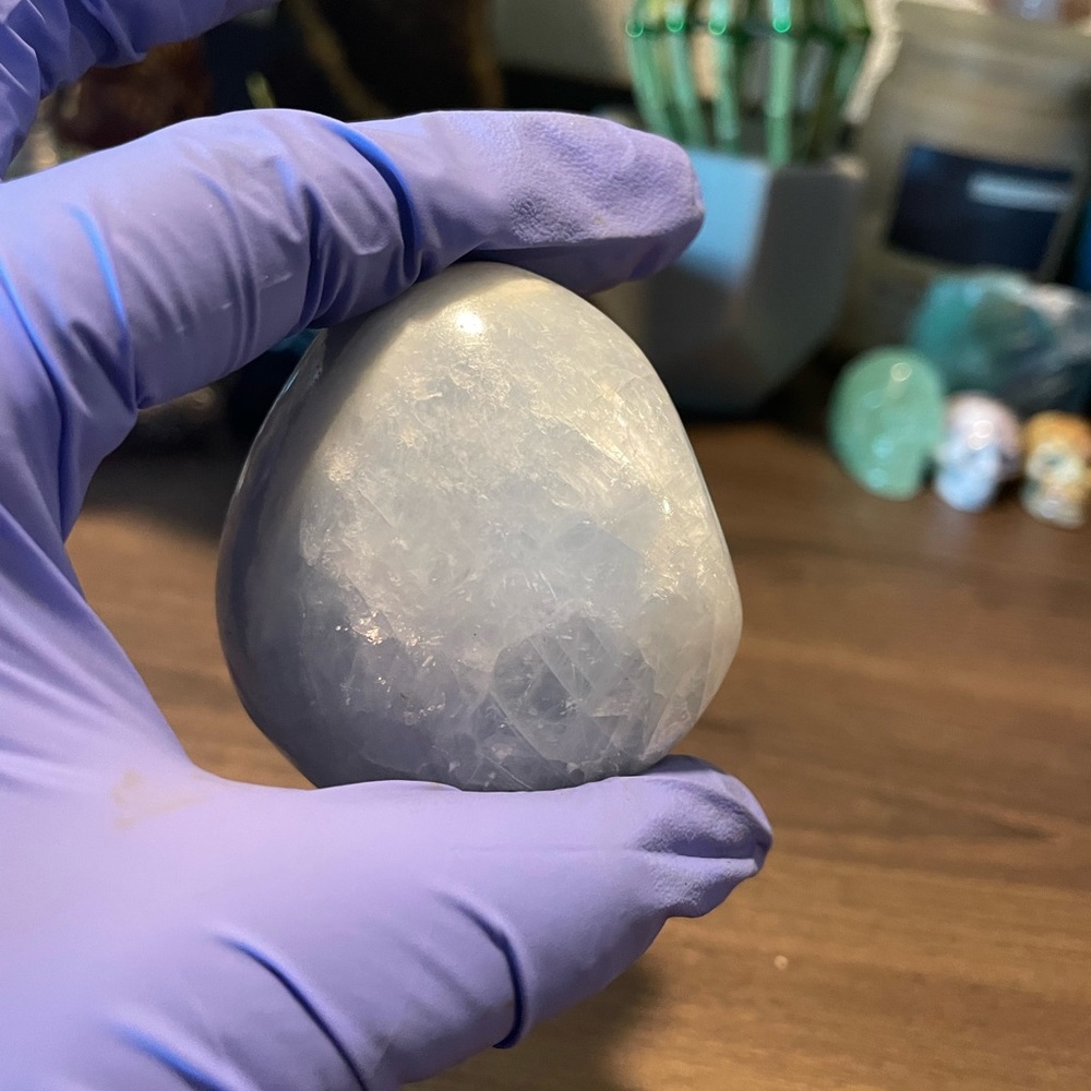 Blue Calcite Palm - Picture 6 of 8